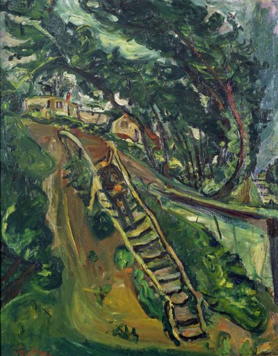 Man die de trap oploopt, 1922-3 door Chaim Soutine